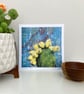 8"x8" Prickly Pear Cactus art print on paper