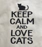 Reusable Tote organic cotton bags with slogan on in glitter vinyl 5oz cotton bag - Image 4