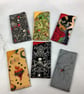 Gothic glasses case, slip case, options, handmade