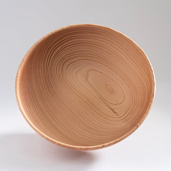 Cedar bowl W160mm by H65mm