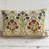 Rectangular cushion in Tiffany Jewel Art Deco style fabric