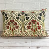 Rectangular cushion in Tiffany Jewel Art Deco style fabric