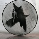Stained Glass  Painted Roundel - Protection