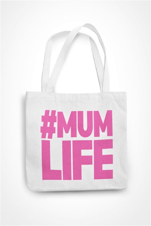Mum Life Tote Bag Full Time Mum Shopper Canvas Shopping Bag Mothers Day Mum'si