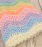 Rainbow Crochet Baby Blanket - Handmade - Pastel Nursery Decor - Baby Girl - Image 8