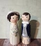 Pride and Prejudice wedding peg doll set.  - Image 4
