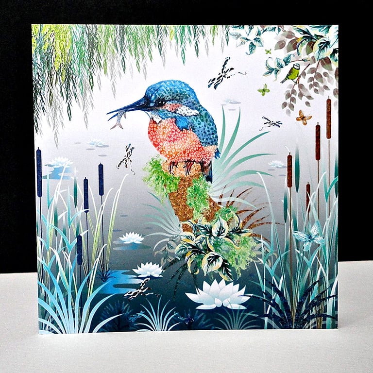 The Wonderful Kingfisher Card