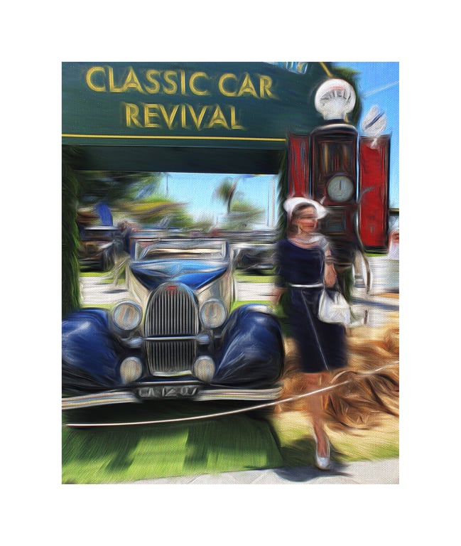 Madeira Classic Car Revival 2025, Mounted Archival Photo Print