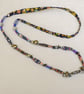 Textile Bead Necklace - Image 1