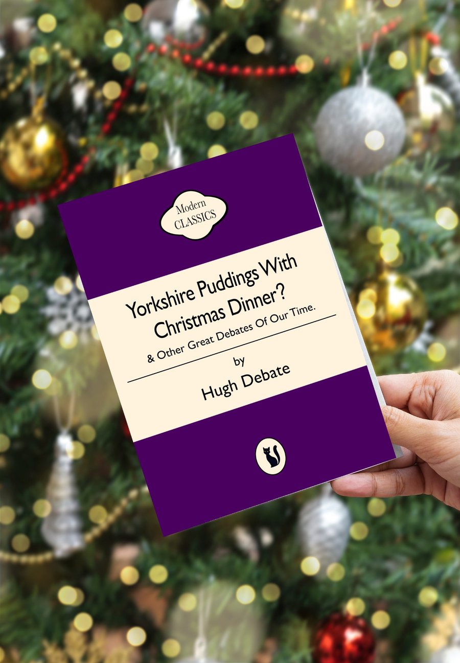 Funny Christmas Card - Yorkshire Puddings Christmas Dinner Debate 
