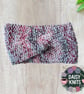 Hand Knitted Ear Warmer - Ladies Headband