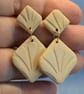 Art Deco Inspired Diamond Drop Earrings - Image 6