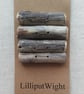 Four driftwood toggle buttons, chunky natural wood buttons - Image 4
