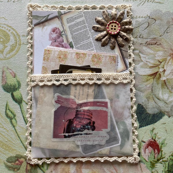 Vintage Style Journalling Tag (Victoria) PB11