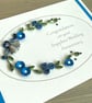 Quilled handmade 65th or 45th anniversary card - Image 4