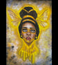 Mellifluous – Giclée Fine Art Bee Goddess Print - Pop Surrealism