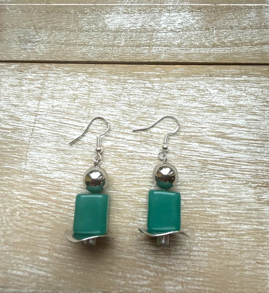 Drop Earring - Ocean Wave