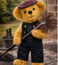 Charlie the Chimney Sweep Handsewn Mohair Teddy Bear