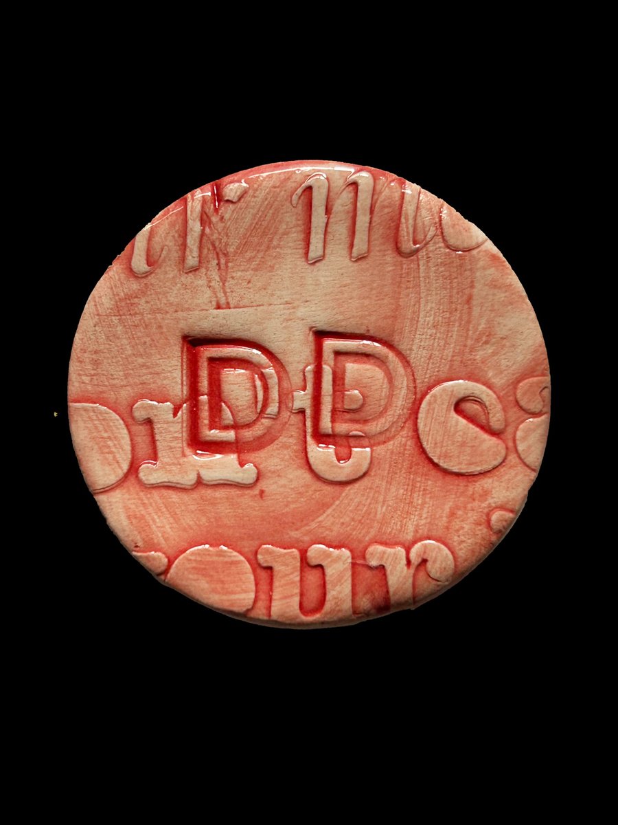 Ceramic Decorative Fridge Magnets, Keepsakes: Alphabet: Letter D