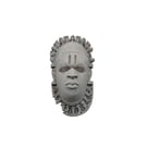 Queen idia festac mask fridgemagnet, benin bronze african mask, nigerian history