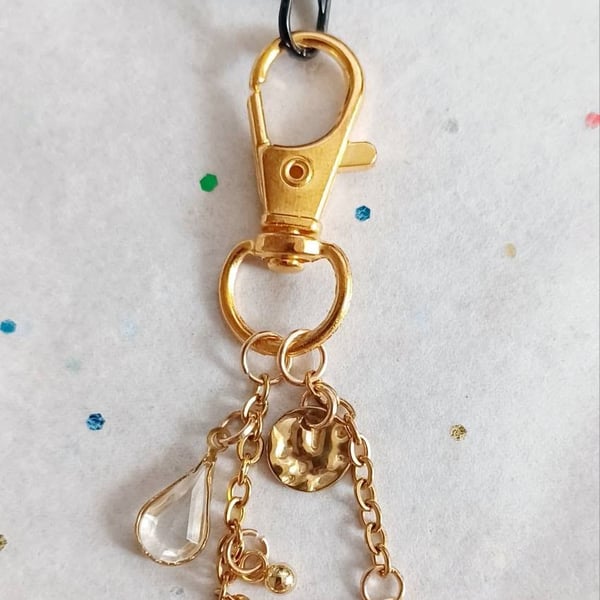 Handmade Stone Bag Charm