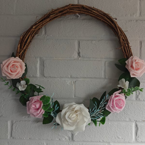 Outdoor or indoor door wreath decoration 
