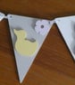 Hand Painted MDF New Baby Bunting - Image 9