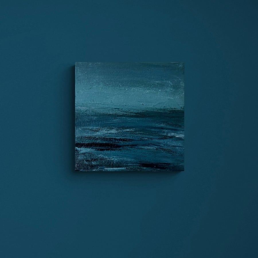 Perfectly Imperfect Original Seascape Painting on Canvas - Sample 32