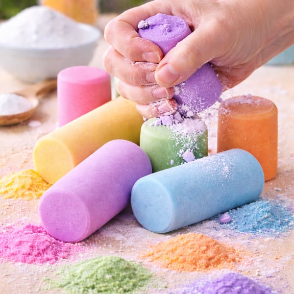 ASMR backing soda blocks