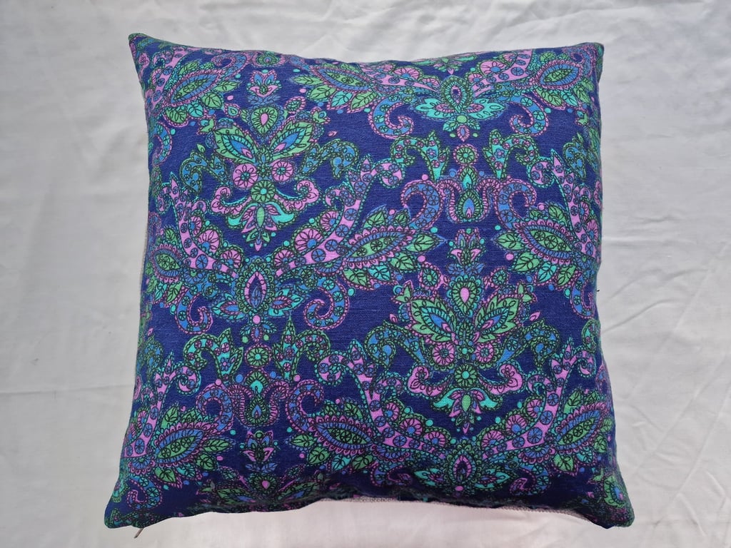 Handmade scatter cushion cover vintage "Bengal" Rosebank fabric