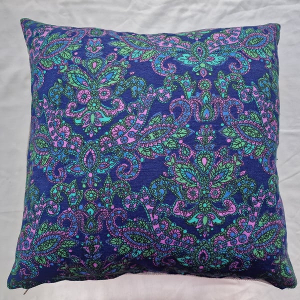 Handmade scatter cushion cover vintage "Bengal" Rosebank fabric