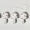 Little Mushrooms 5 - Five Hanging Decorations