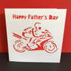 Father's Day Card - Motorbike