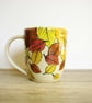 Mug - Autumn Beech Leaves  - Image 2