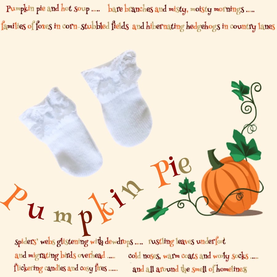 Reserved for Diane - Lace Topped Ankle Socks