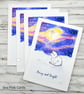 Christmas Cards - Set of 4 - Christmas Star, Polar Bear, Northern Lights - Image 8