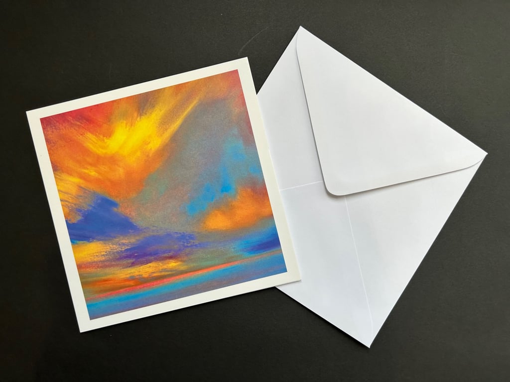 Last Blushes - Greeting Card (Art)