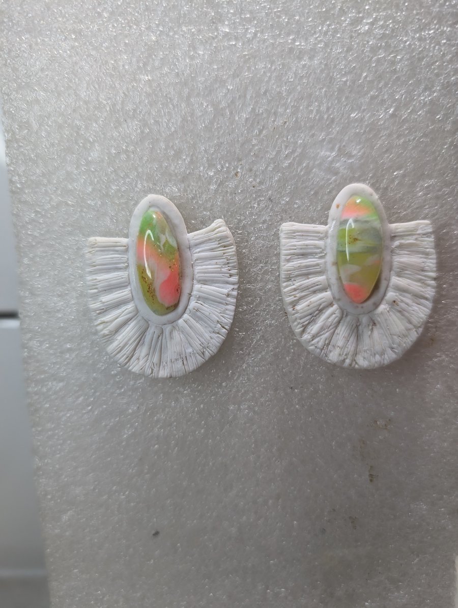 Boho stud earrings 