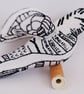 Bird of Peace (Black) created by Sister Stitch artisans in Kosovo - Image 1