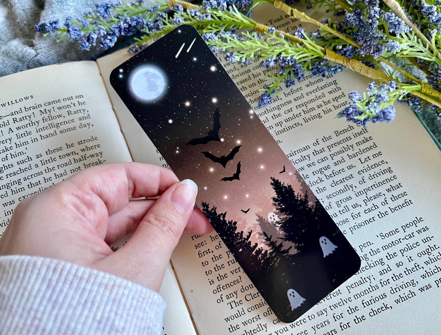 Spooky Forest Halloween Bookmark