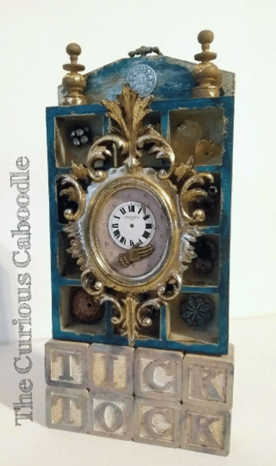 Tick Tock Found Object Assemblage Seconds Sunday