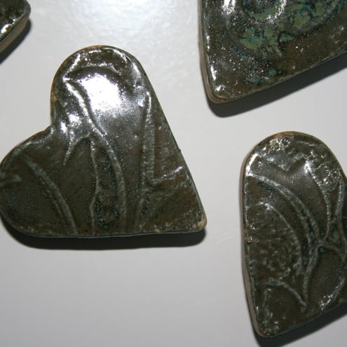 Heart ceramic magnet