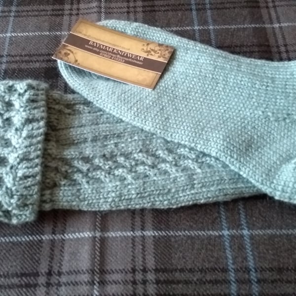 Hand Knitted Traditional Kilt Hose - socks - wedding - formal wear