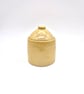 Small Yellow Lidded Ceramic Jar