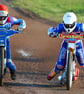 Reading Racers Speedway Motorcycle Action Photograph Print