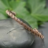 Twisted Copper Bangle - Narrow Twisted Cuff