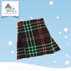 Reserved for Sue - Maroon and Dark Green Tartan Kilt