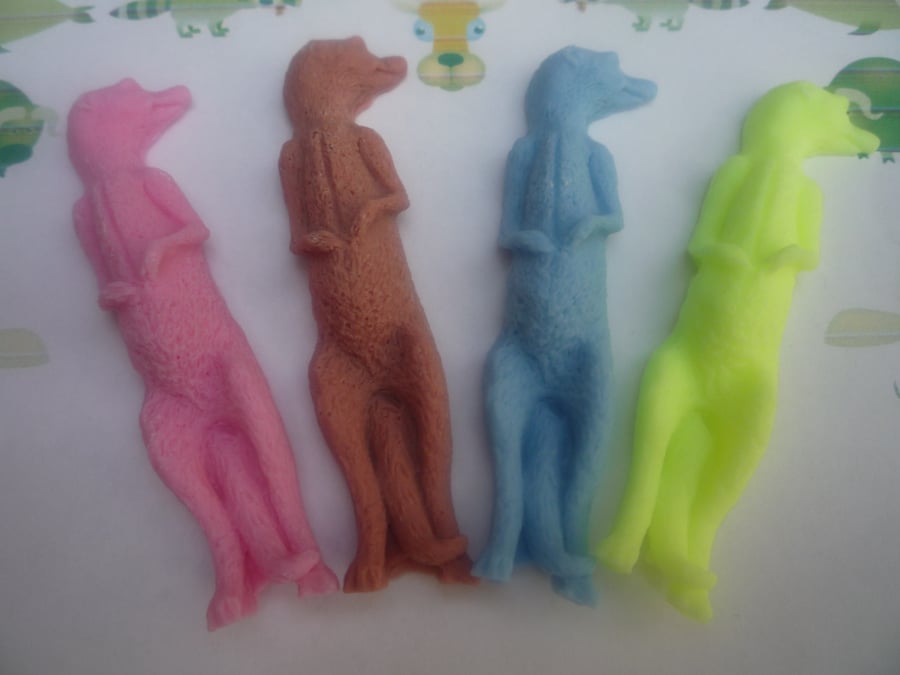 meerkat novelty soaps x 4