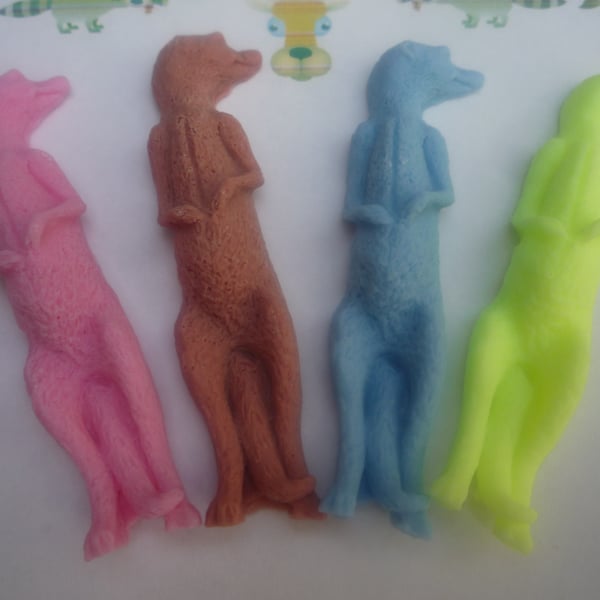 meerkat novelty soaps x 4