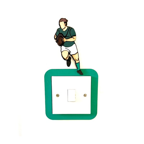 UK light Switch surround - Rugby fans, supporters